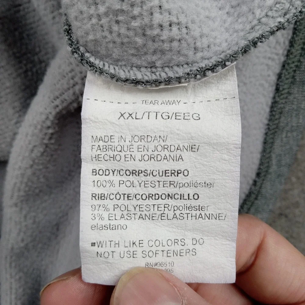 Under Armour Sweater Mens‎ 2XL Gray ColdGear Quarter Zip Pullover Loose Fit